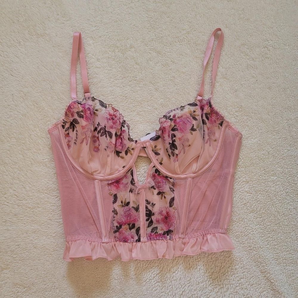 Love & Lemons x Victoria's Secret ‘Blushing Rose’ Bustier - Romantic & Rare